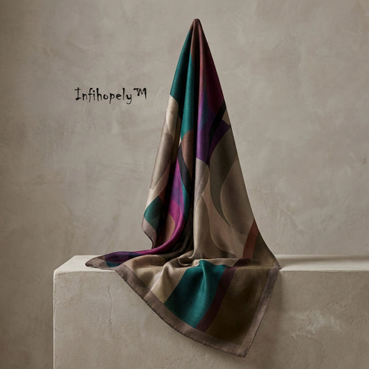 🎨Infihopely™ THE OPUS GEOMETRICA FOULARD