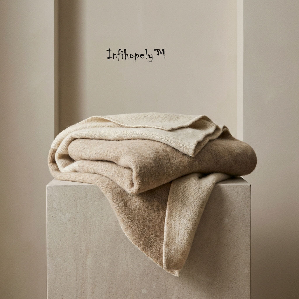 THE OMBRÉ HEARTH THROW