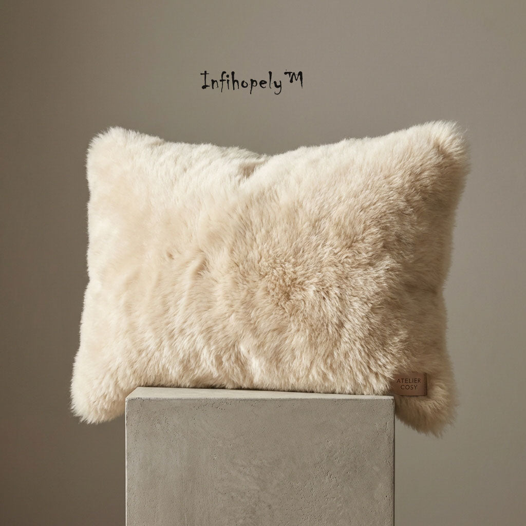 ☁️ THE ALPINE CLOUD CUSHION "We spend our days interacting with flat glass and cold steel. The Alpine Cloud is a tactile rebellion—an incredibly dense, yielding form that invites you to close your eyes and simply feel."